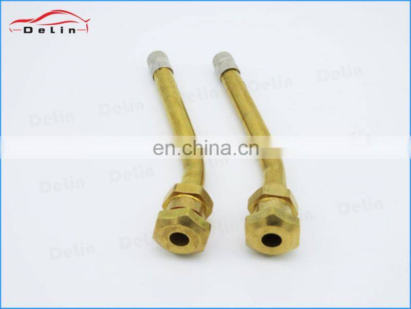DeLin brass schrader air valve hexangular heavy duty truck tire valve v3-20-4 v3.20.4