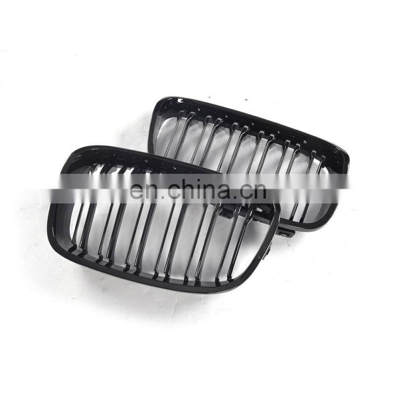 M Style F20 Front Kidney Grill for BMW 118i 120i 125i Hatchback 12-14 Glossy Black
