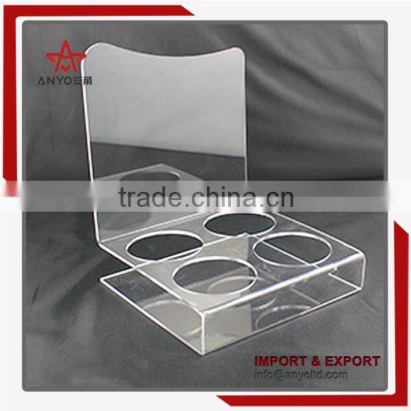 Low price hot sale high quality new design acrylic bottle display