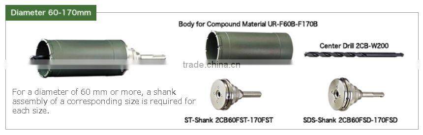 Unika Multifunctional Core Drill UR21 F-series for Thin Steel Plates, Aluminium, Metallic Siding Board