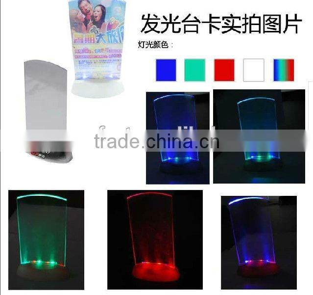 Flashing Porte Menu Holder