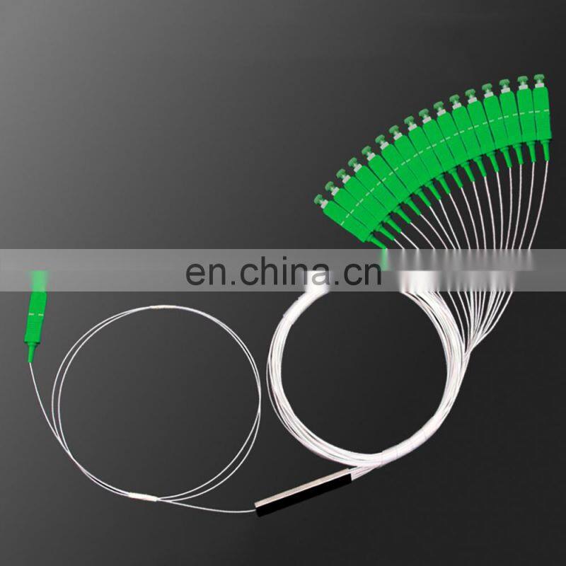 MT-1080-SC 1*16 FTTH PLC Corning Optical Fiber Splitter With SC A/PC Connector