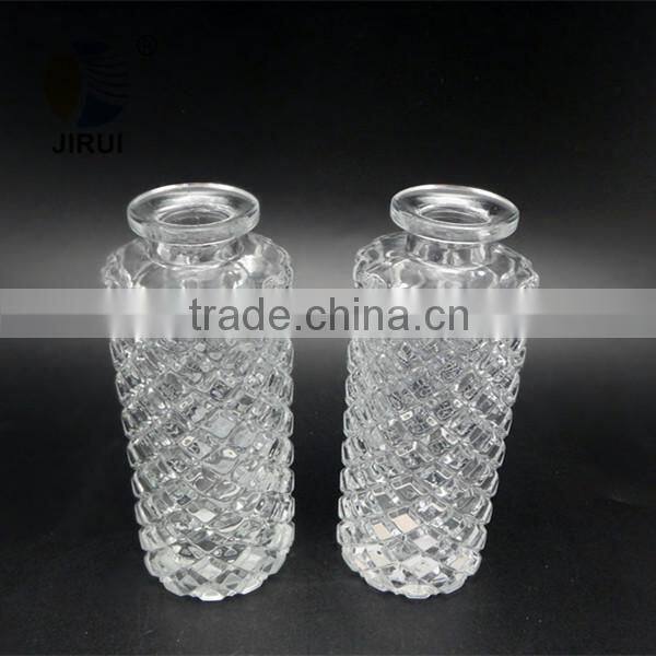 150ml round diamond diffuser glass bottle