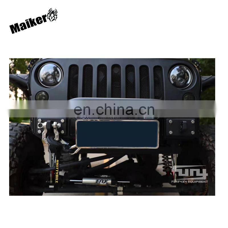 Aluminium  Black Front Bumper for jeep wrangler JK  07+ car accessories  from Maiker offroad