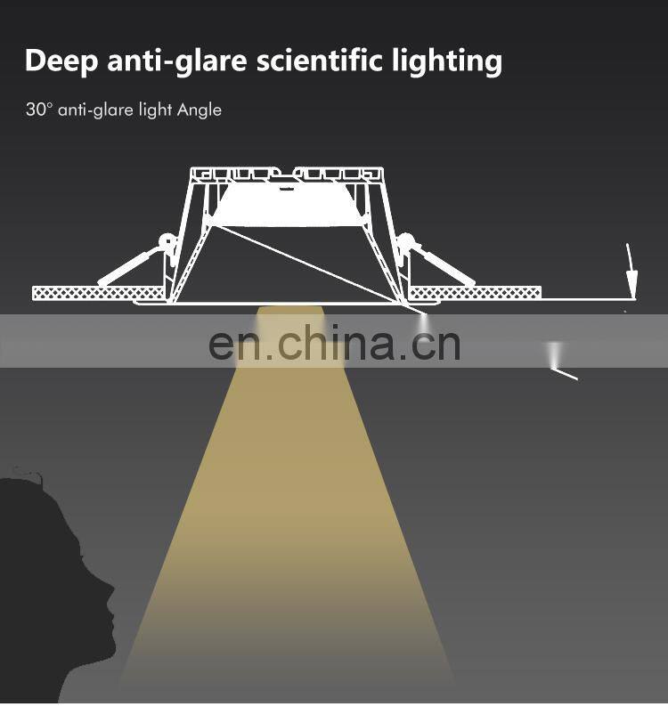 ALLWAY Modern Ceiling Downlight Waterproof Hotel Home 10W 15W 25W 40W 55W Led Down Light