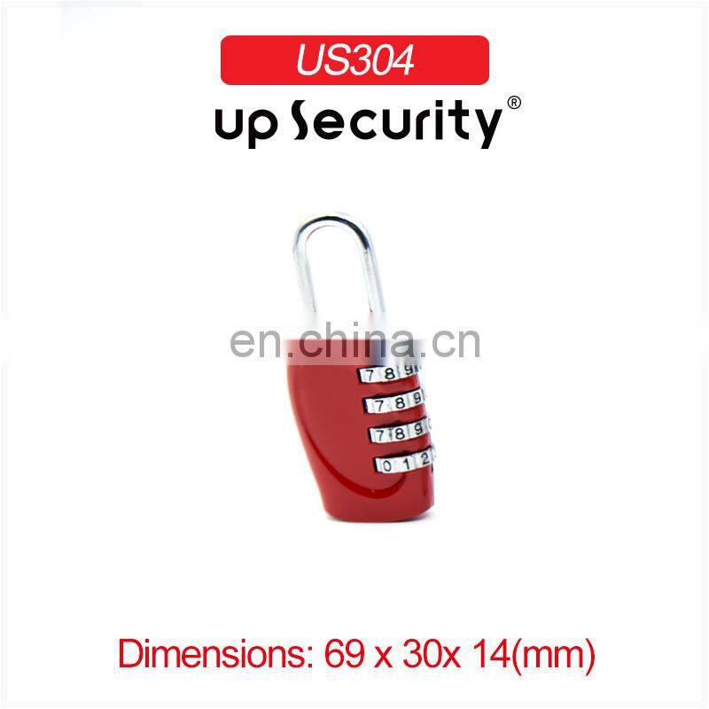 Factory produce Amazon hot selling GYM Locks 4 digit briefcase combination lock Luggage
