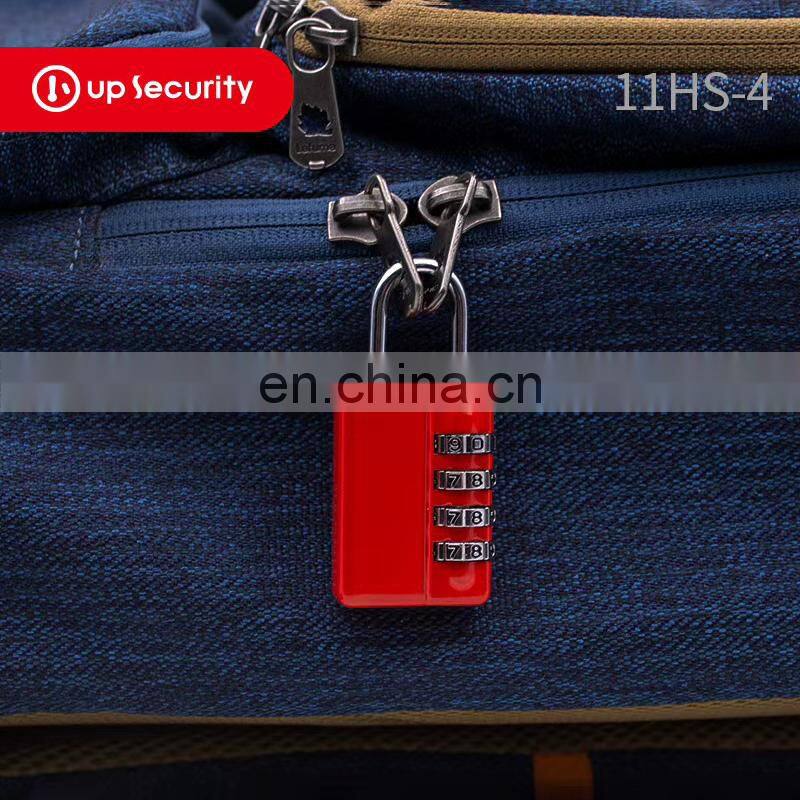 2020 new arrival 4 digit zinc alloy combination travel locks luggage padlock kid suitcase lock