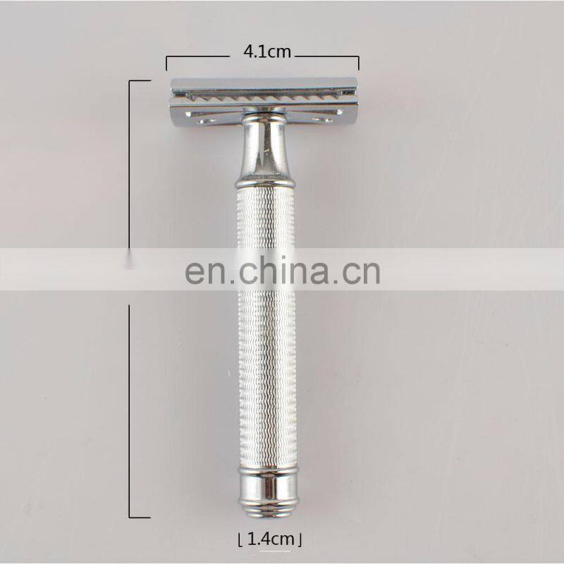 Personal Care Custom Silver Shaver Double Edge Safety Shaving Razor
