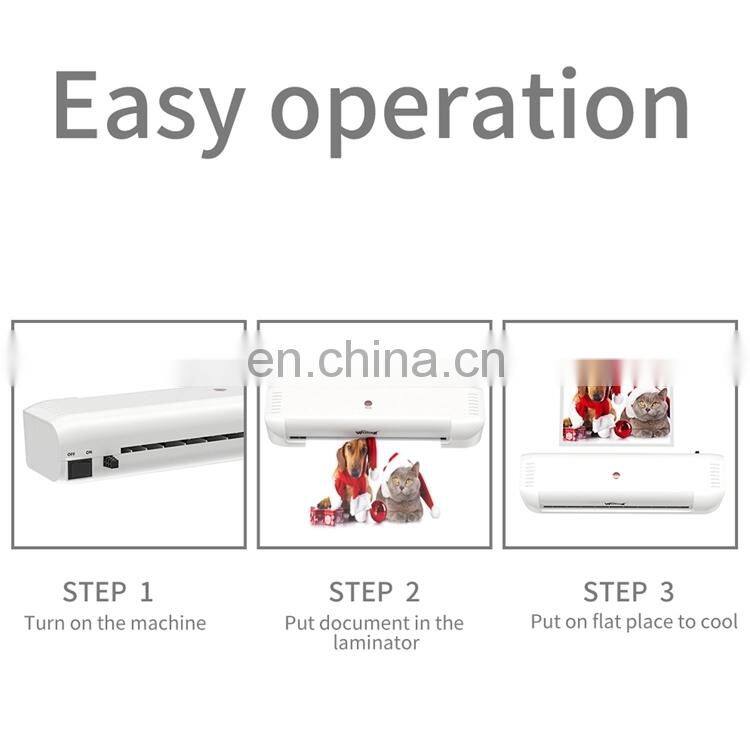Willing OL141 OEM  A4 Hot Office laminator Manual  Laminating Machine  Table Pouch Laminator