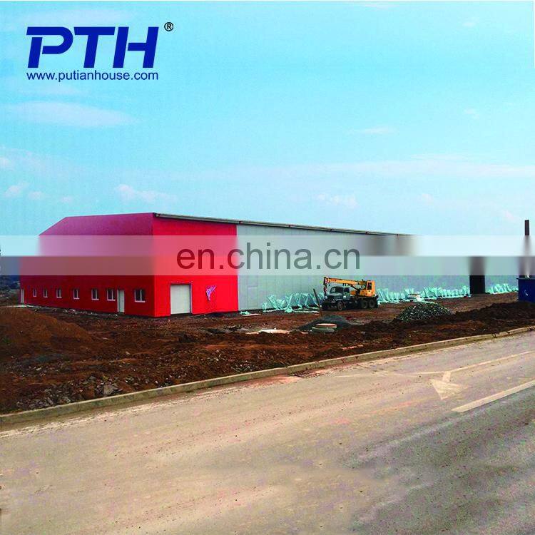 Economical design PEB fast build plant prefabricated steel structure