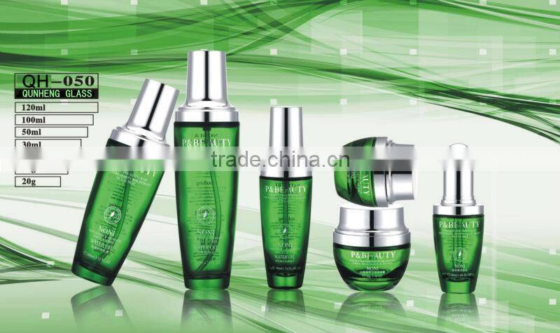 Hot sale!high quality glass cream jars ,face cosmetics glass bottle