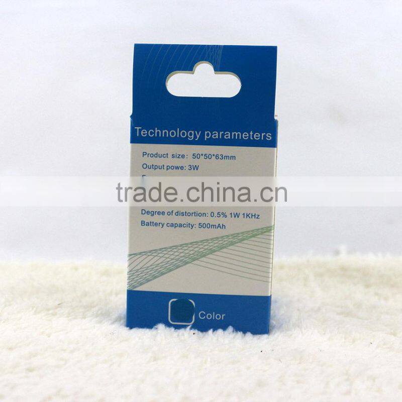 2016 factory sale 3W Mini portable LED wireles bluetooth Speaker