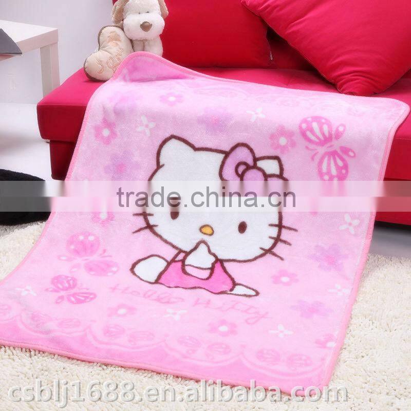 Microfiber Coral Fleece Air Condition Baby Blanket