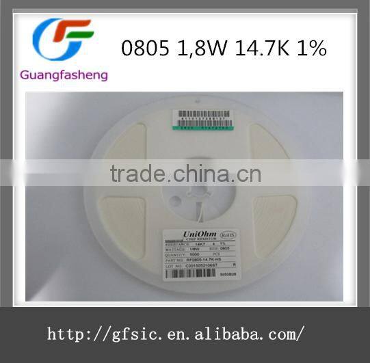 electronics component resistor 0805 1,8W 14.7K 1%
