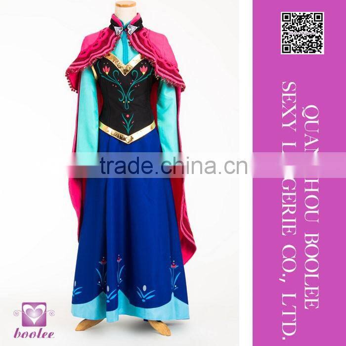 Hot Sales snow Queen Princess Adult Elsa Costume