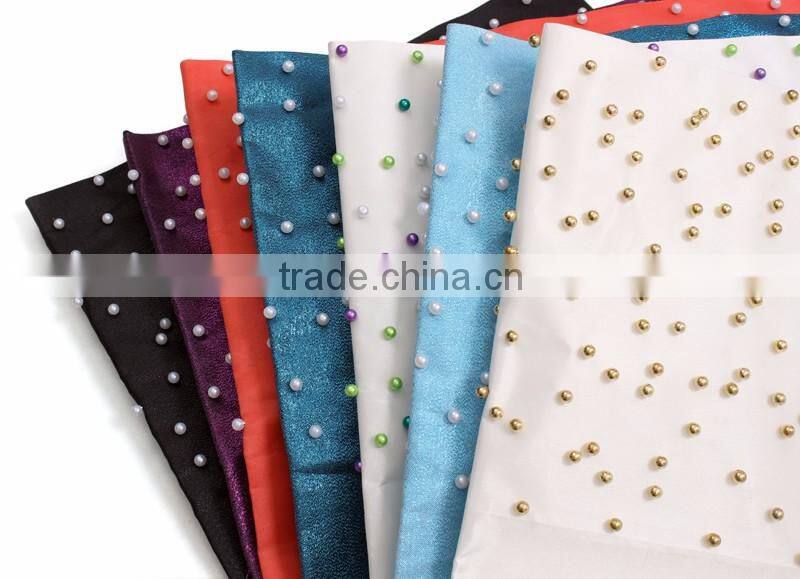 Mitaloo New Fashion Beads Sego Headtie African Gele Headtie For Wedding MBSG0084