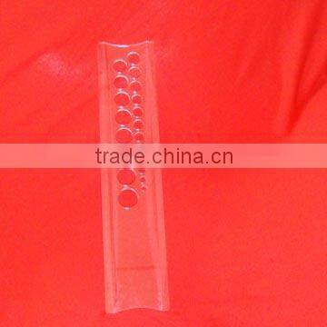 promotional fantastic 15cm clear acrylic straight ruler with round corner