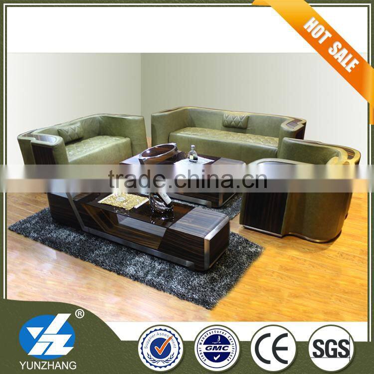 executive durable leather living sofa