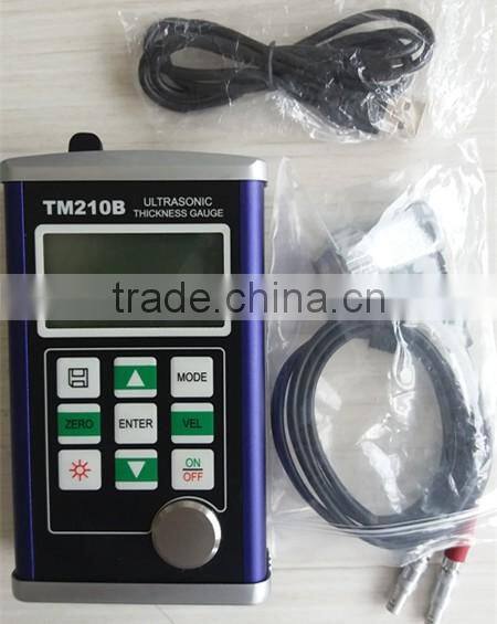 Metal housing USB software to PC Portal Accuracy Ultrasonic thickness gauge manufacture for metal test
