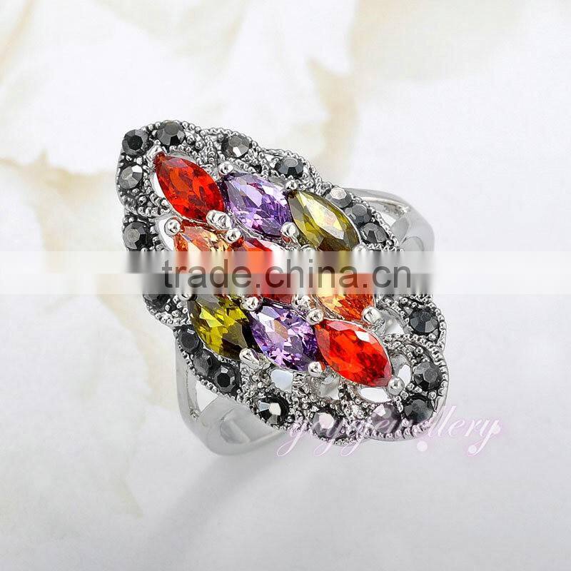 2016 jewelry trends oval shaped color stone latest gold ring designs for girls