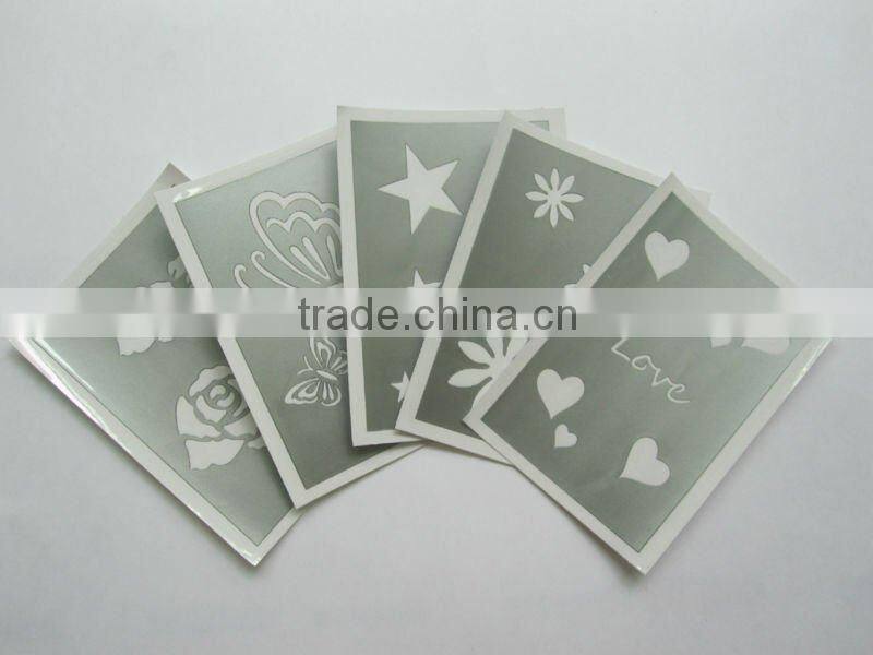 fashion pvc static sticker