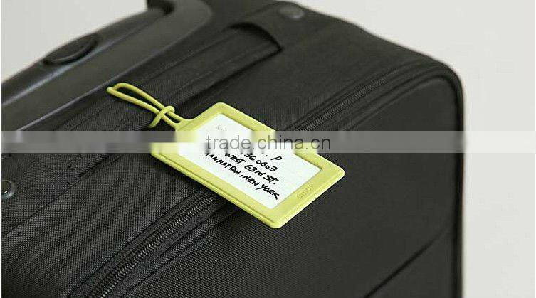 2013 promotional silicone luggage tag for travel