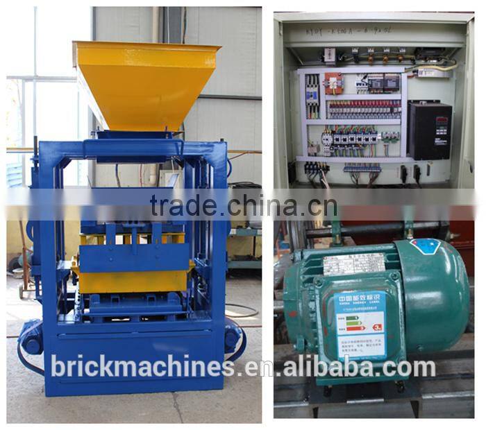 2015 new style QT4-24 alibaba india cement bricks project report hollow block machine price
