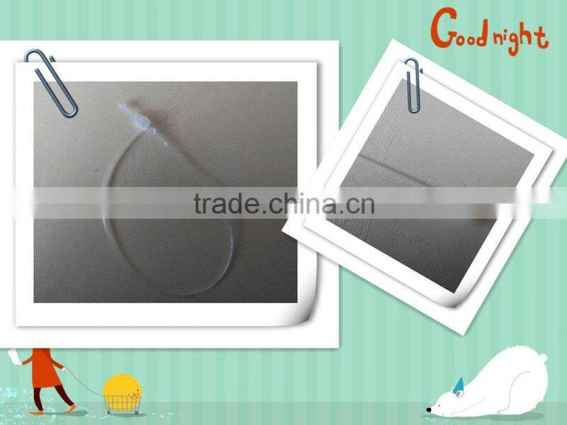 PP white plastic loop lock tag pins for garment packaging accessories