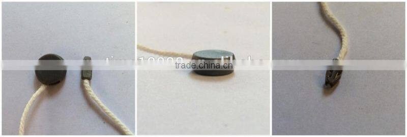 Brown, round labels,China custom strings for hang tags