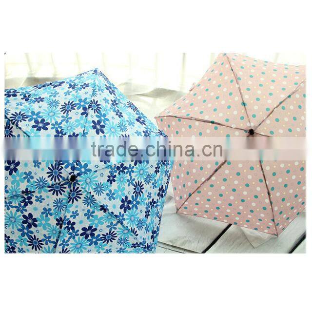5 fold super mini pocket umbrella for woman