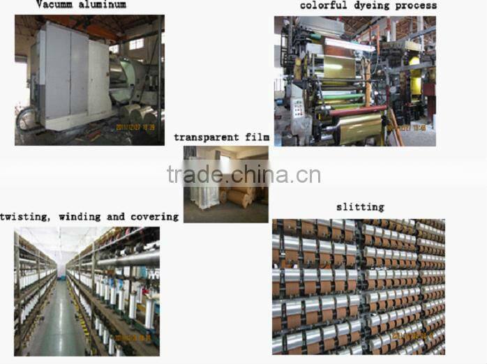 lurex color metallized pet film