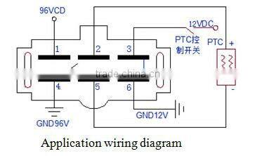 Automotive PTC High Voltage auto relay 12V 24V WM AC060