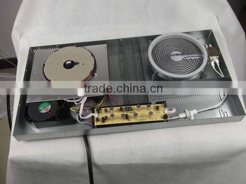 Induction cooktop and electric cooktop, hybrid cooktop