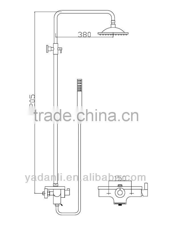 golden bath shower mixer 9102
