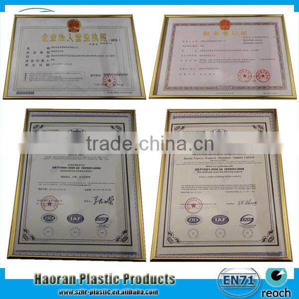 Hot sale plastic vinyl permit holder with zipper factory supply