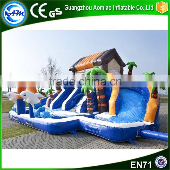 Giant sea house inflatable water splash park for sale