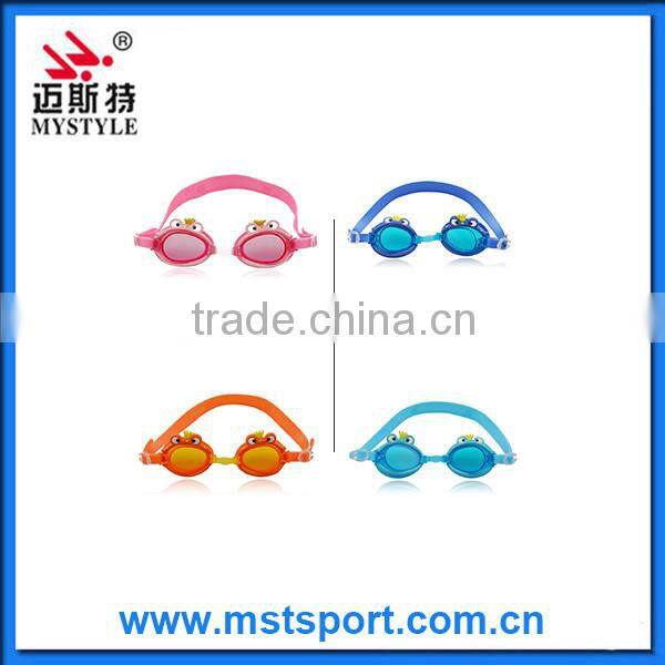 2016 fashion new cute fish cartoon kids goggles manufacturer in China