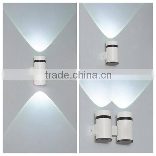 led wall wash lighting fixture 2*3W