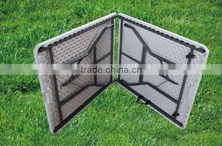 6 ft Rectangular Plastic Folding In Half Table,Plastic foldable table,HY-Z183