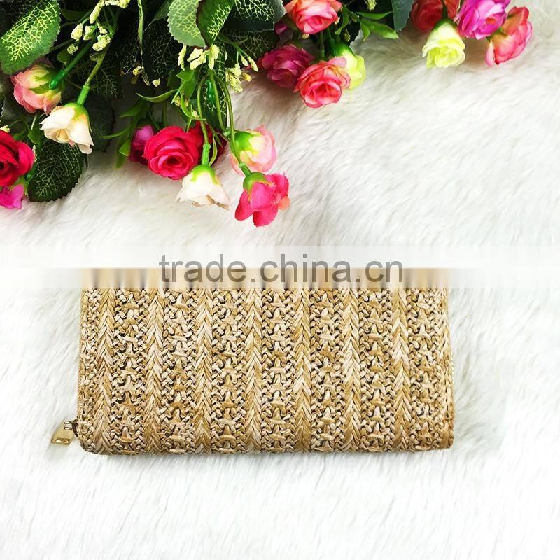 High Quality Long New Fashion Mix Colors Women PU Linen Cluth Wallet Famous Brand Designer Bag Purse Wallet