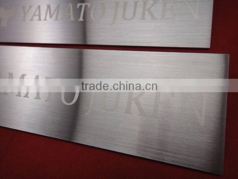 High quality stainless steel door name plate