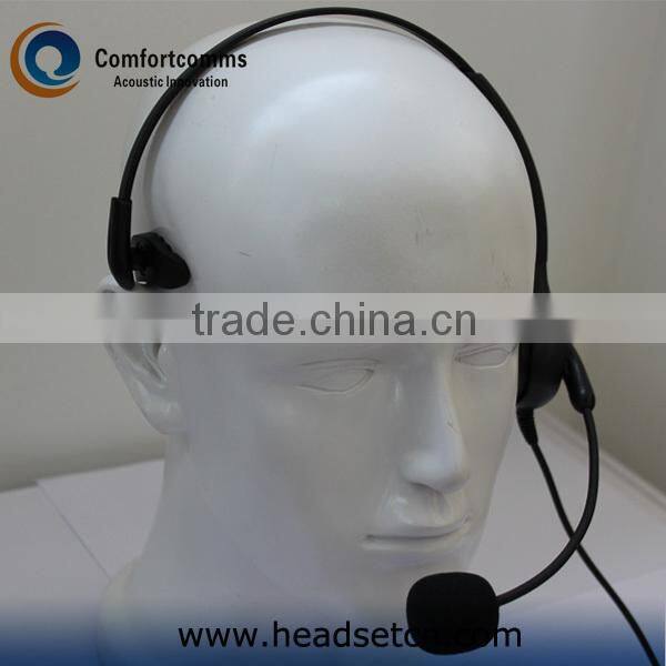 Comfortable call center telephone headset