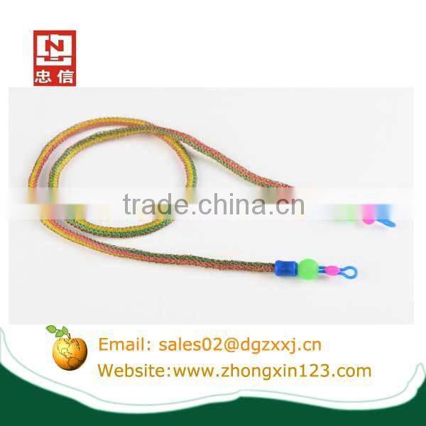 Comfotable eyeglasses silicone ropes