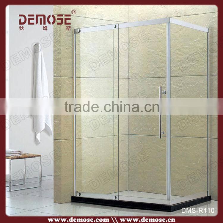 mordern frameless shower glass door / sliding door bathroom mirror cabinet