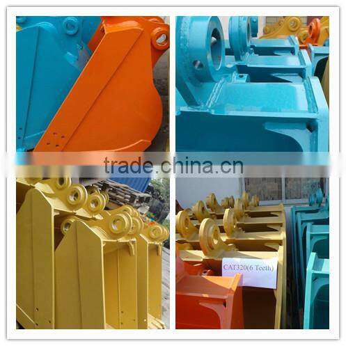 Mini excavator spare parts ditching bucket for HITACHI EX60 hard rock bucket