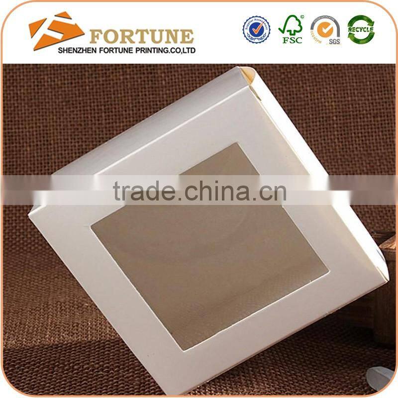 Factory Price Gift Box Kraft Paper Packaging Box With Clear Window