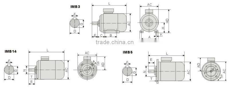 MY aluminum motor trade with high quality