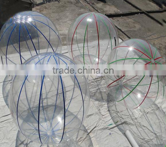 2015 clear pvc inflatable beach ball