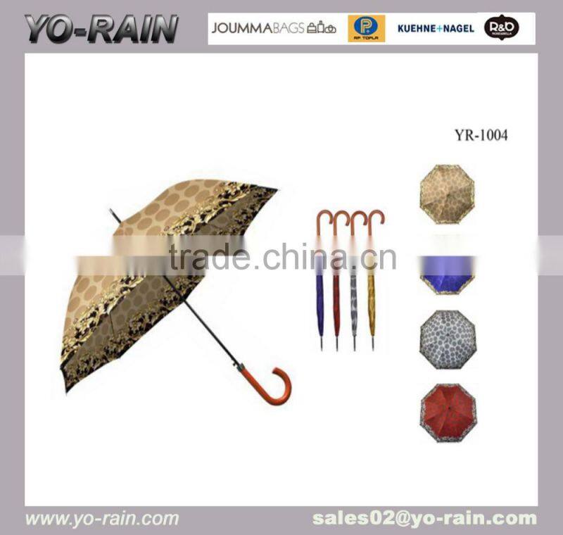 3 folding cheap UV black metal frame check silver umbrella