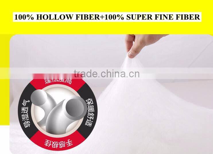 100% Polyester Fabric Hollowfiber Filled Comforter